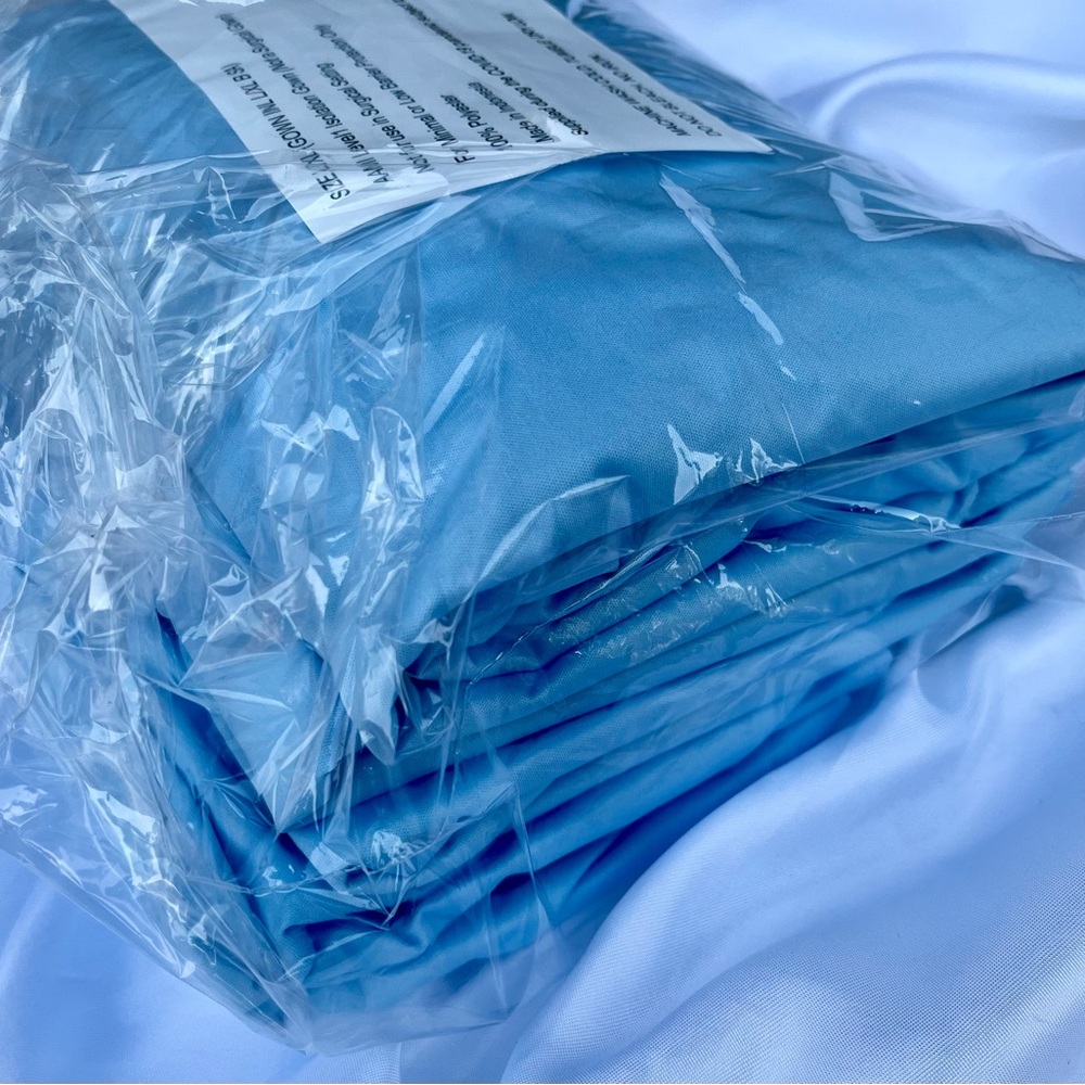 AAMI Hospital Gowns Level 1 NonSurgical New Sealed Reusable Washable packs of 5